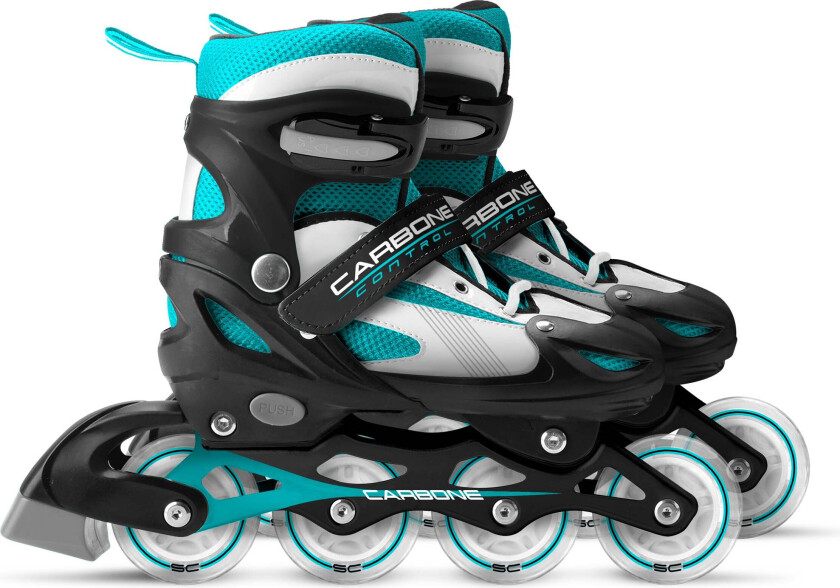 Skids Control Justerbar Semi Soft Inlines, Svart/Blå - Inlines - Metall