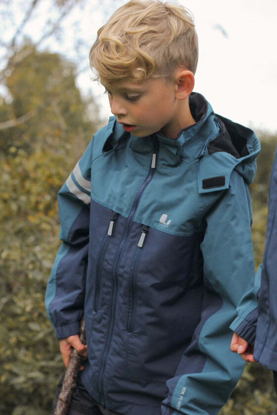 Lingbo Skalljakke, Turquoise/Navy, 160 - Skallklær - 100% Polyester