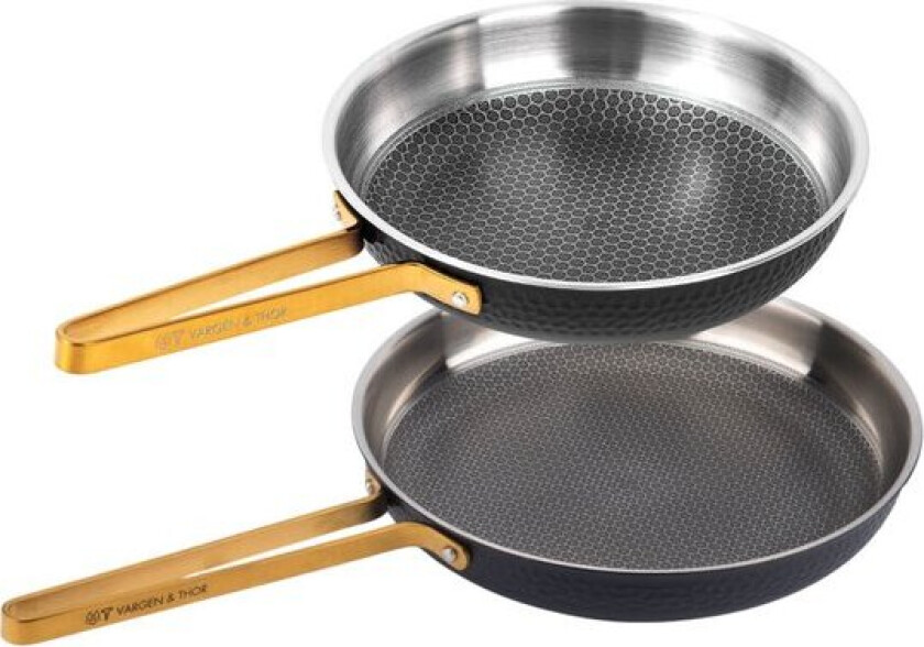 Arvet XB stekepannesett 2 deler 28+22 cm svart