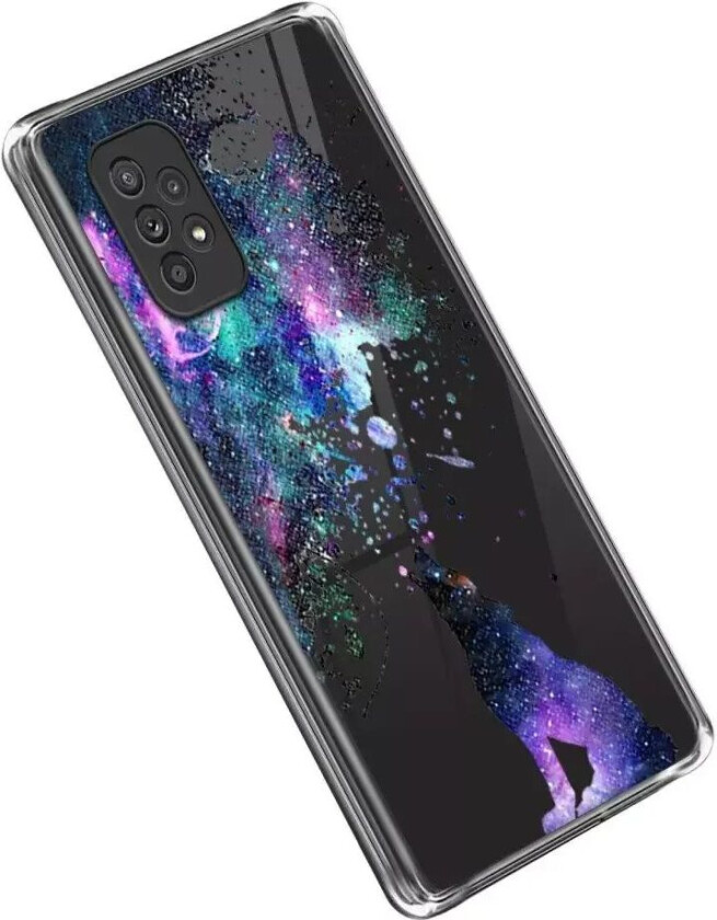Samsung Galaxy A23 / A23 (5G) Plast Gjennomsiktig Deksel m. Motiv - Ulv