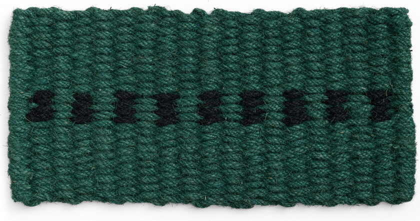 Coco dot dørmatte - dark green/black - Kvadratiska mattor - Flerfarget