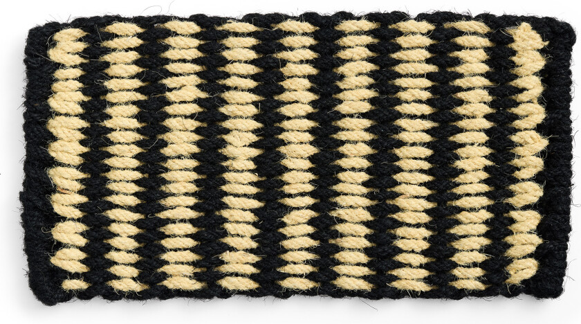 Coco stripe dørmatte - svart hvit - Dørmatter - Flerfarget
