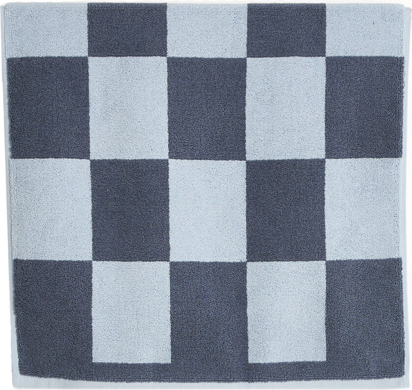 Check badematte / Steel Blue - Badrumsmattor - Blå