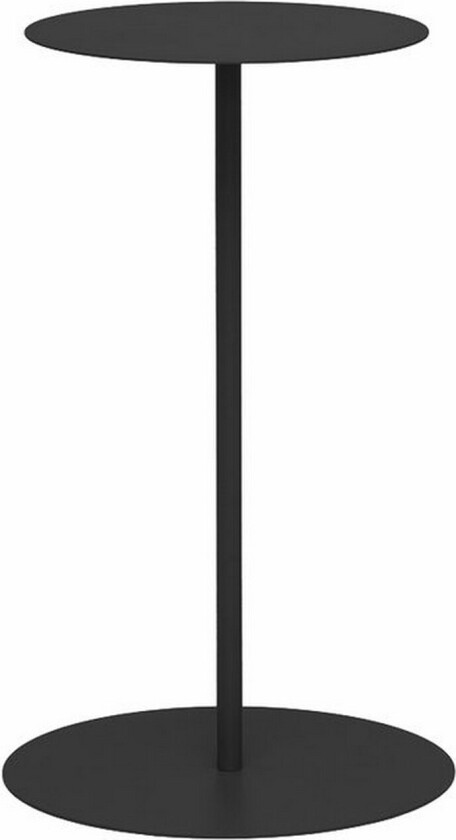 Sidebord Hillerstorp Jet Set Ø35x67 cm Svart - Svart