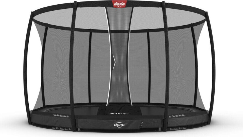 Elite InGround 430 Grey + Safety Net DLX XL