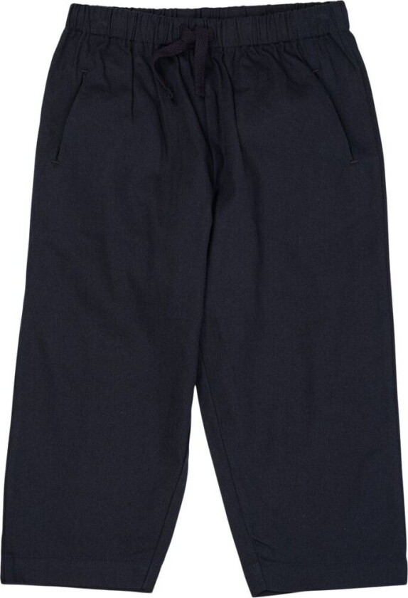 Solid Twill-bukser Navy | Blå | 92 cm