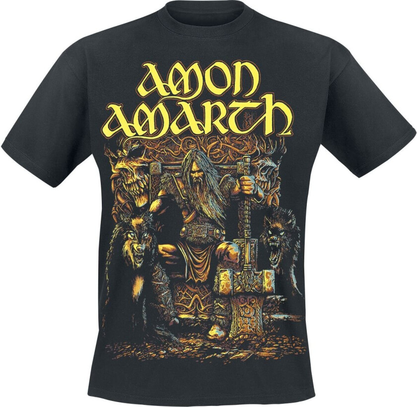 T-skjorte - Thor - S til 5XL - Herrer - svart