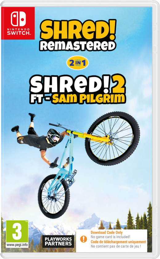 Shred! Remastered + Shred! 2 - ft Sam Pilgrim (Code in a Box) - Nintendo Switch - Racing