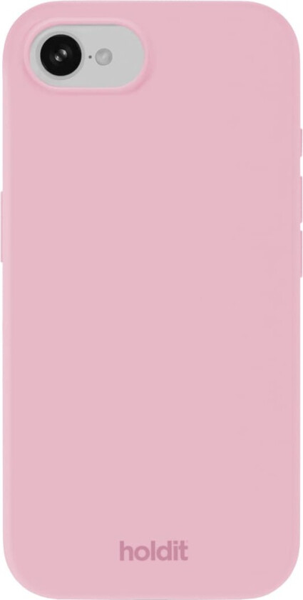 iPhone 16E silikondeksel (rosa)