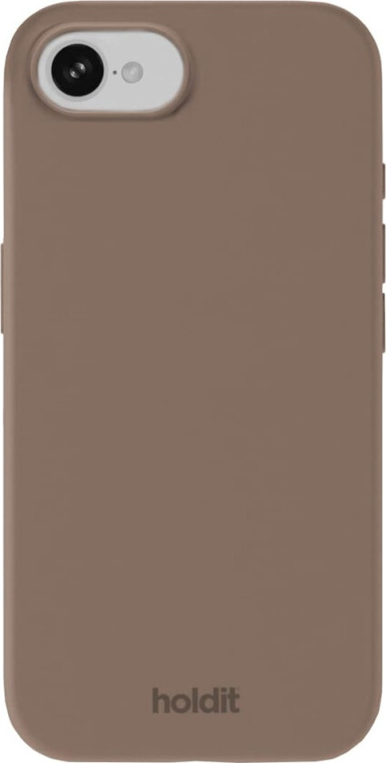 iPhone 16E silikondeksel (mokkabrun)