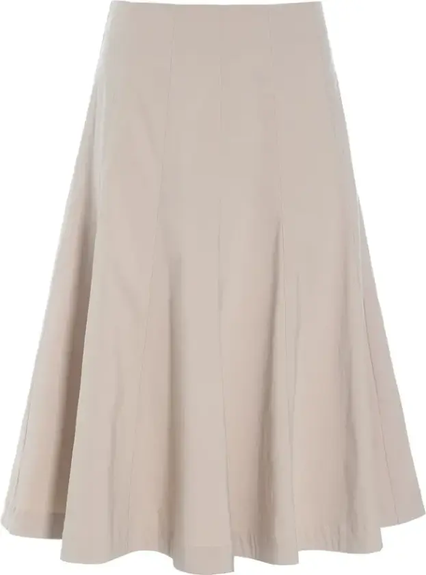 Dame, Skjørt, Beige, 2XL