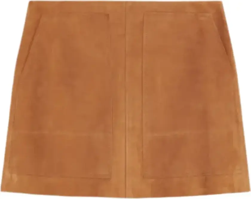 Stand Studio, Dame, Skjørt, Brun, XS