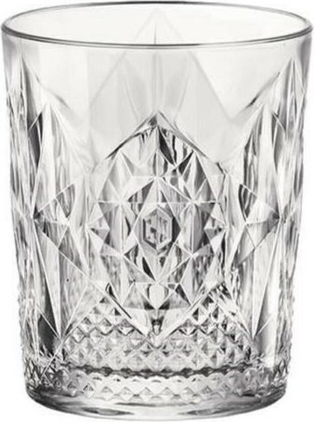 Whiskey Glass Stone, Dof, Bormioli Rocco - 390ml 6stk.