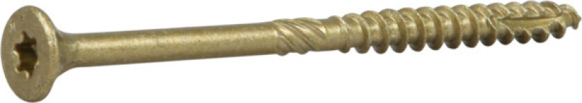 Treskrue essdrive trompethode torx stål ø: 6mm l: 90mm corrseal ant: 10stk