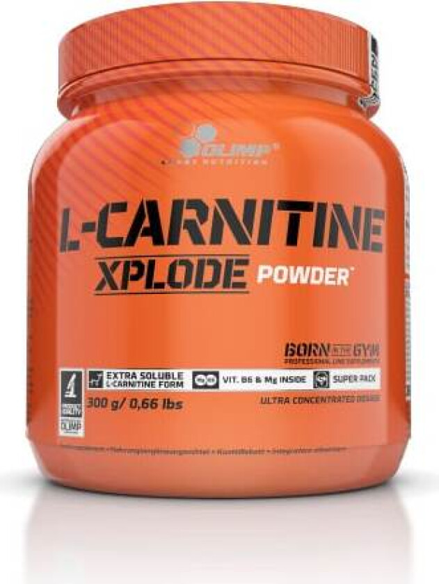Bilde av L-Carnitine Xplode Powder, 300 g, Orange