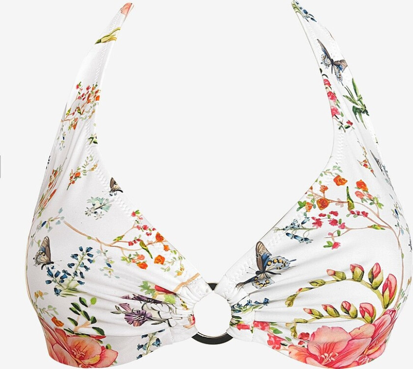Bikini-BH UW Halter Ring Top w Removable Cups - Flerfarget