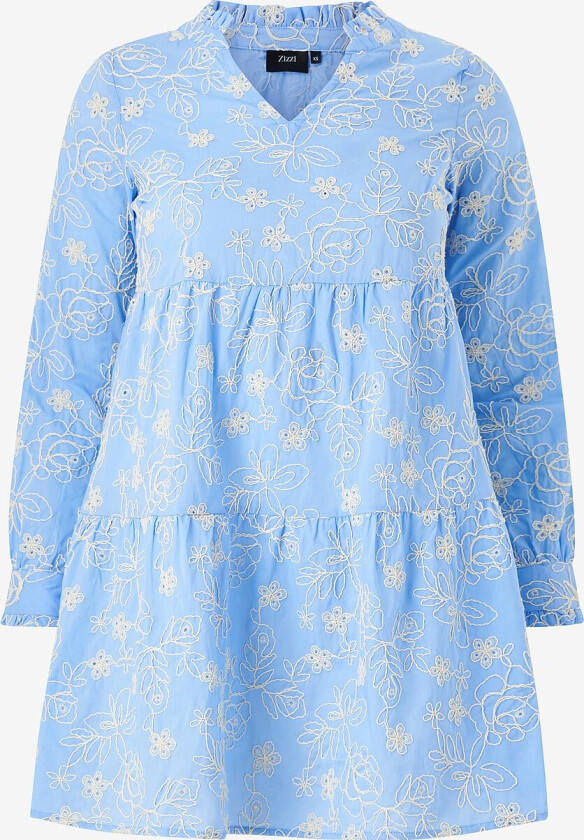 Kjole mOfelia L/S Abk Dress - Blå