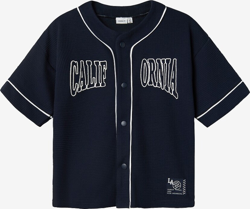 Skjorte nkmDatto SS Nreg Heavy Card - Blå