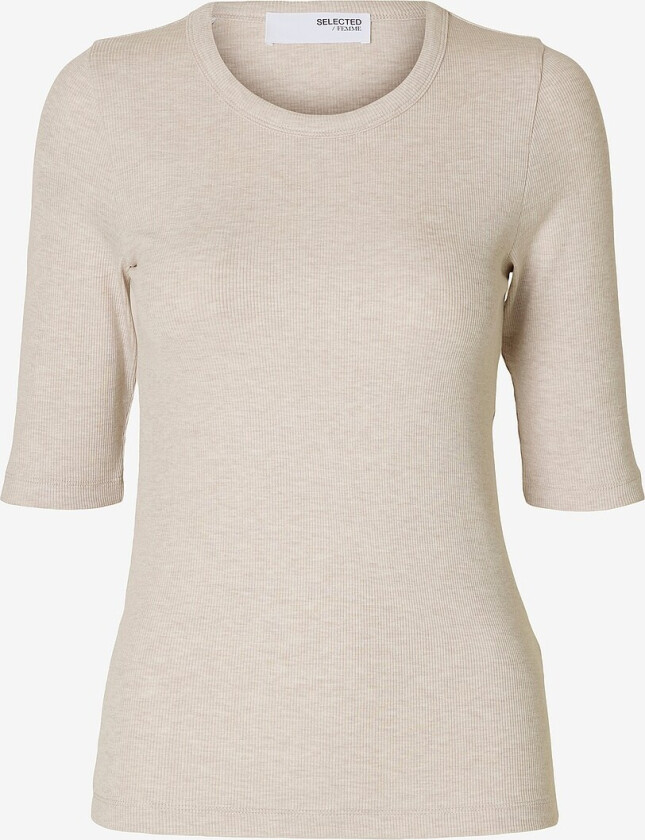 Topp slfDianna 2/4 O-neck Top - Grå
