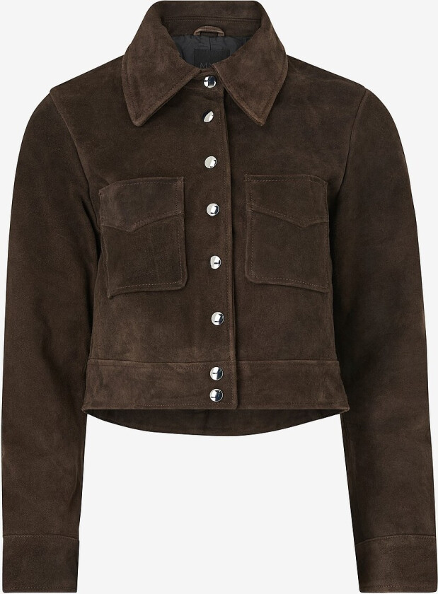 Semsket jakke Simba - Brun