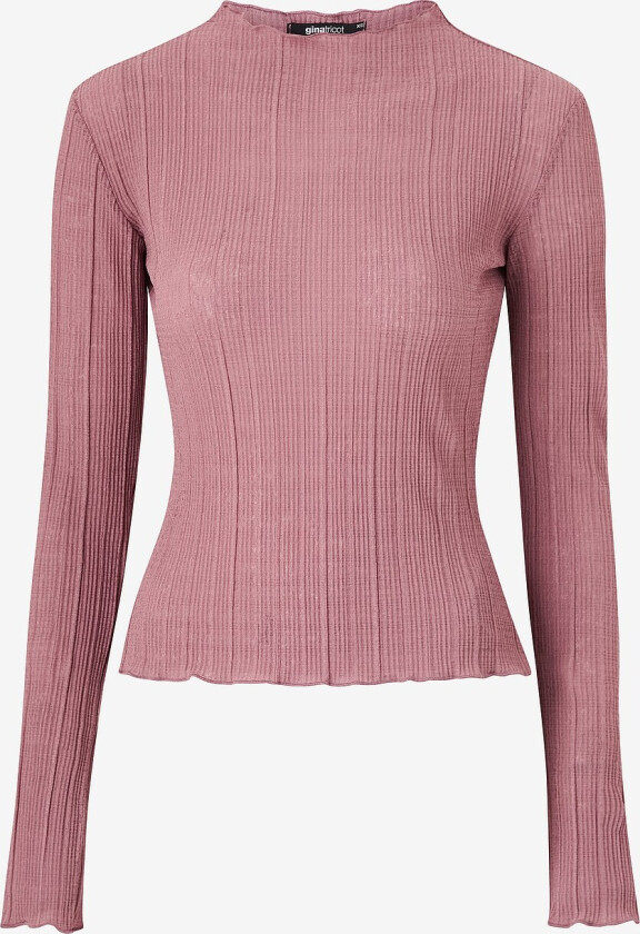 Topp Boatneck Structure Top - Rosa