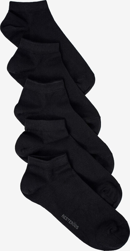 SOKKER Ankle Socks Bamboo 5-pk - Svart