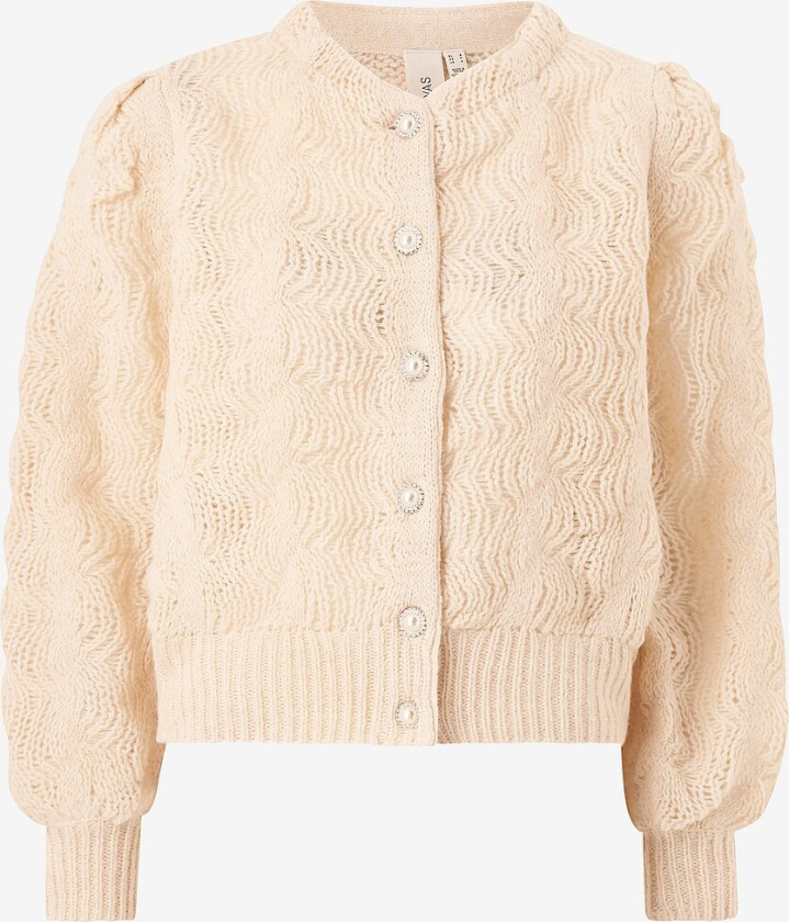 Kardigan yasBubble LS Knit Cardigan S - Beige