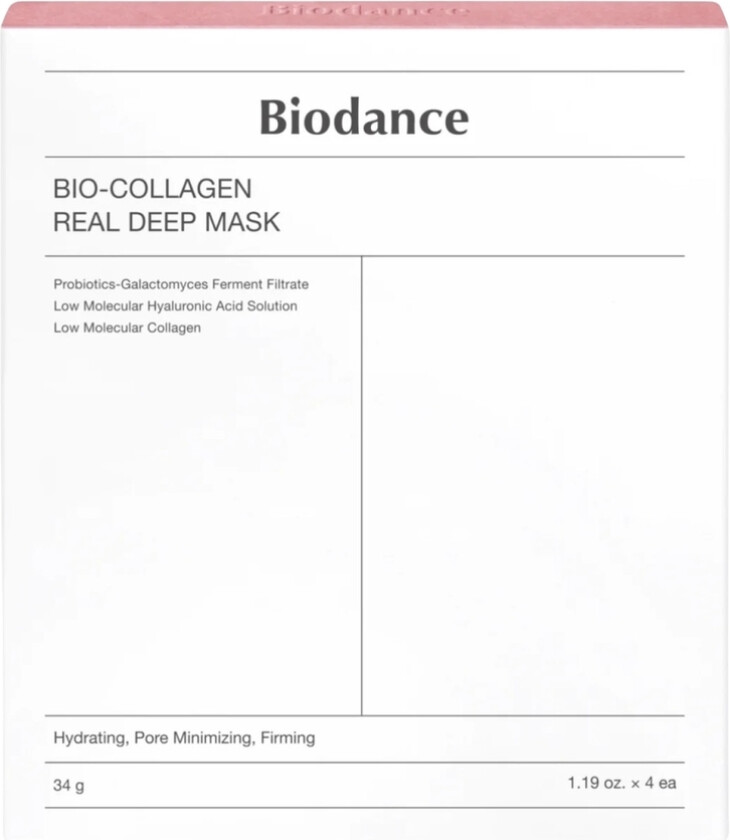 Biodance Bio-Collagen Real Deep Mask 4pk
