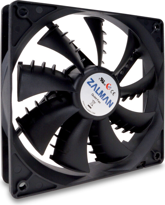 ZM-F3(SF) Kjølesystem for datamaskin PC-kjølevifte Vifte 12 cm Sort