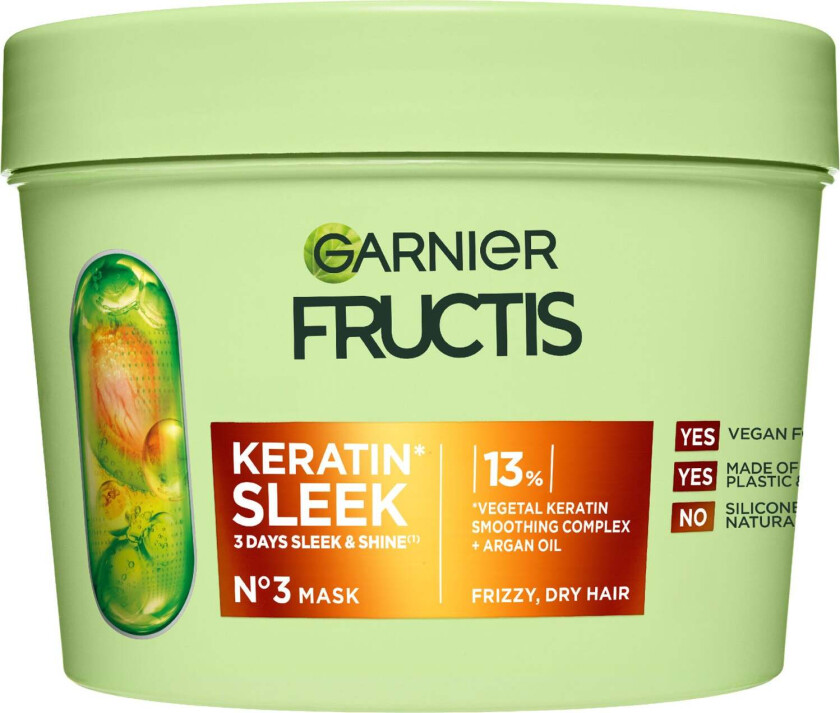Bilde av Fructis Keratin Sleek Mask 370 ml