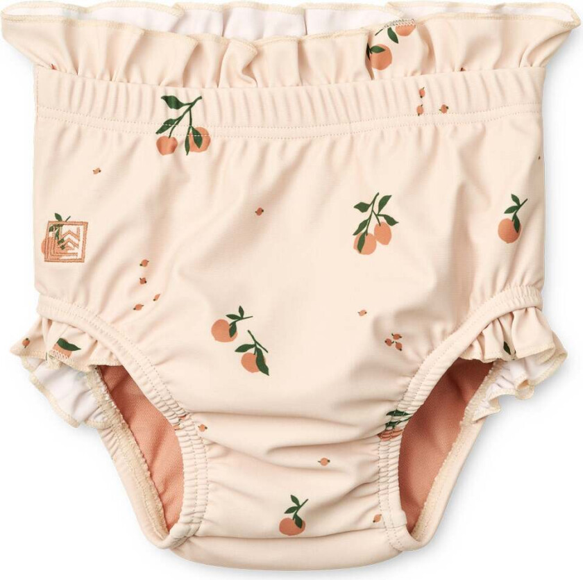 Manilla Baby Badebukse, Peach/Sea Shell, 86 - Badetøy - Polyester,Elastan