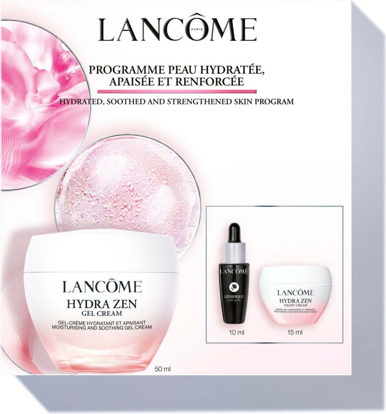 Hydra Zen Routine Set 2025: Hydra Zen Gel Cream 50ml, Genifique Ultimate Serum 10ml & Hydra Zen Night Cream 15ml 1 pcs