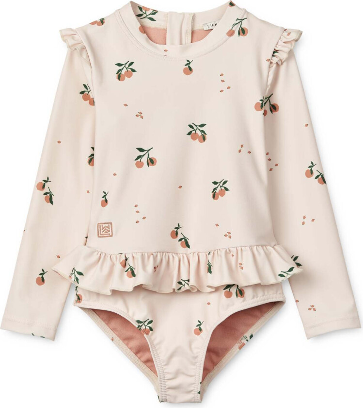 Sille UV-Drakt, Peach/Sea Shell, 98 - UV Klær - Polyester,Elastan