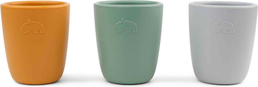 Mini Krus Silikon 3-pack, Colour Mix - Tåteflasker & Tilbehør - Silikon