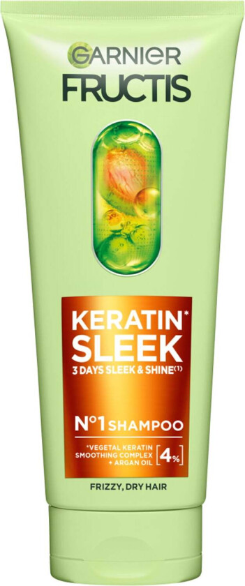Fructis Keratin Sleek Shampoo 200 ml