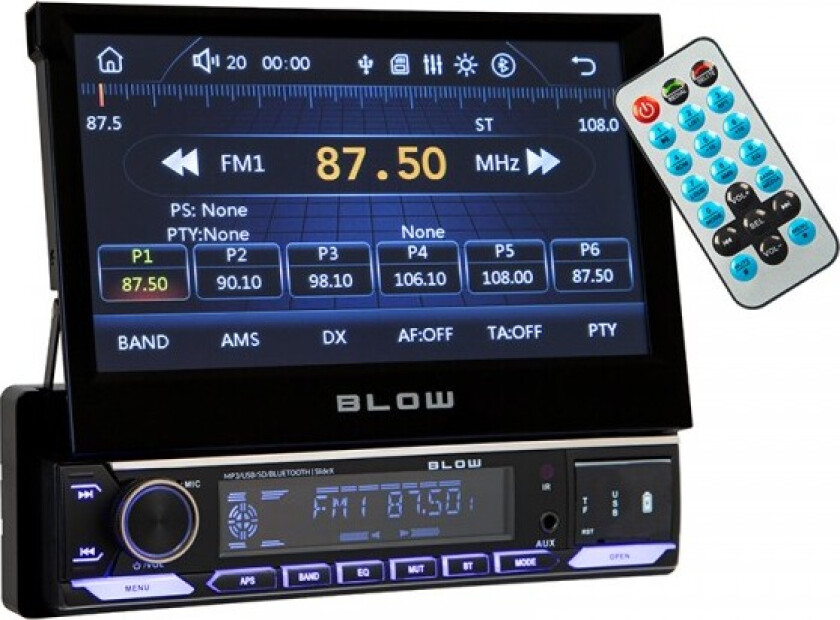 Automagnetola 78-340# Radio Blow Slidex Rds/Mp3/Usb/Micro Sd/Bluetooth
