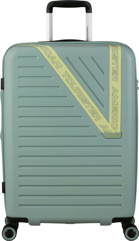 Dynabelt Spinner Trillekoffert 68L, Misty Green - Kofferter - Resirkulert plast,Plast