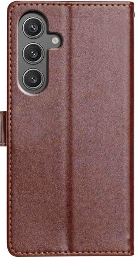 Samsung Galaxy A26 (5G) Kunstskinn Flip Deksel m. Strop - Brun