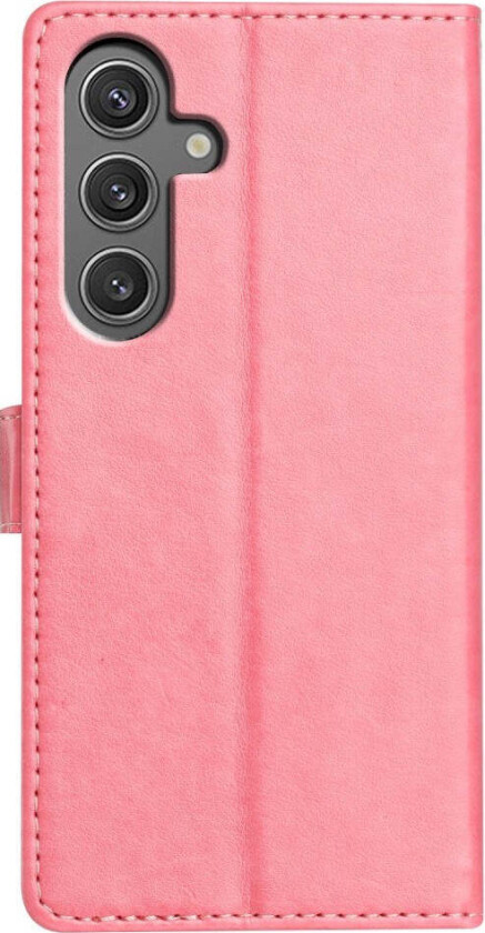 Samsung Galaxy A26 (5G) Kunstskinn Flip Deksel m. Strop - Rosa