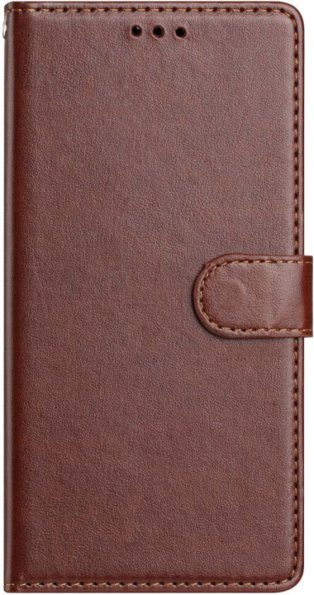 Samsung Galaxy A56 (5G) Kunstskinn Flip Deksel m. Strop - Brun