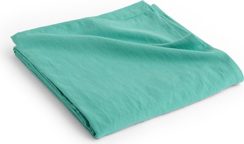Linen sengeteppe 240x260 cm Emerald green