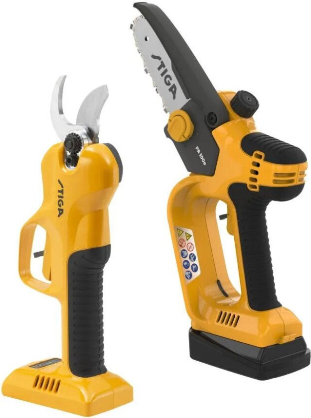 Stiga Sp 100 Combo Kit - Håndsav+Grensaks 20V - Inkl. 2Ah Batteri Og Oplader