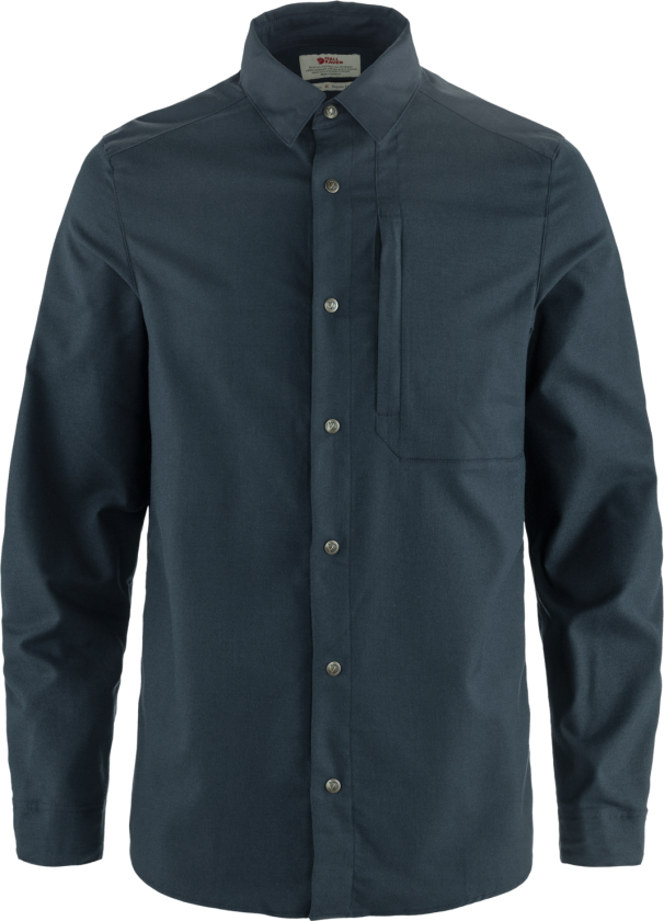 Bilde av Men's Keb Trekking Shirt Long Sleeve Dark Navy-dark Navy