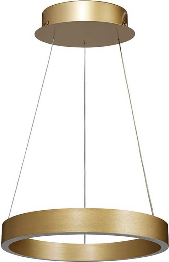 Gloria takpendel ned lys 40 cm 3000K 30W dimbar - Messing