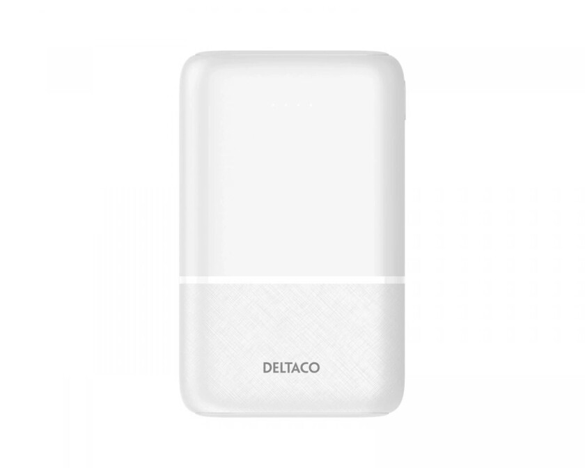 10.000 Mah Powerbank - Hvit