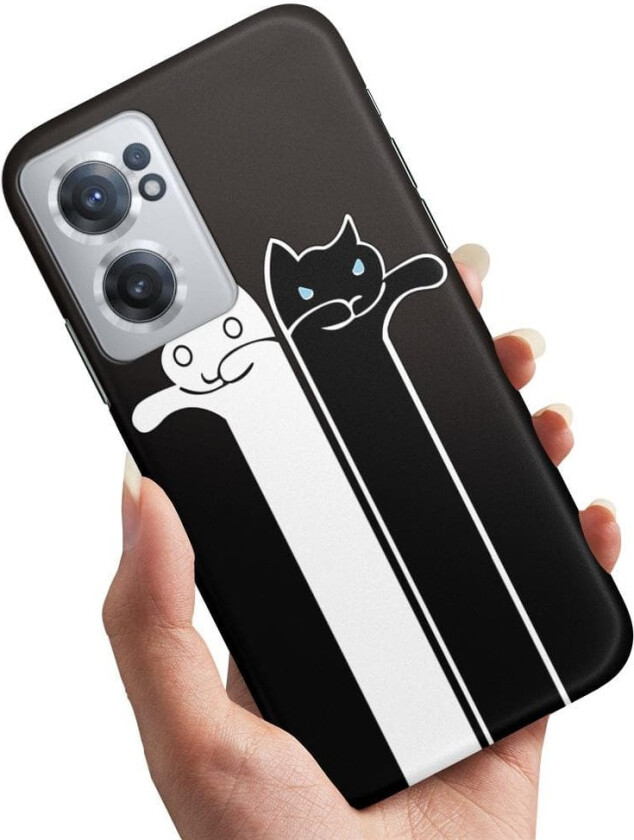 OnePlus Nord CE 2 5G - Deksel/Mobildeksel Avlange Katter