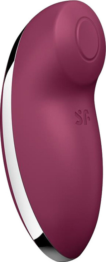 Satisfyer: Tap & Climax 2 Lay-On Vibrator, rød