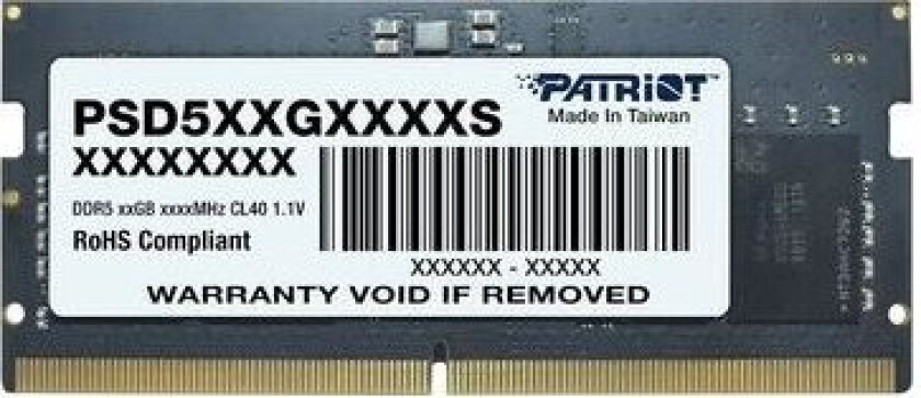 Patriot Ddr5 8Gb Signature 5600Mhz So-Dimm 1Rx4