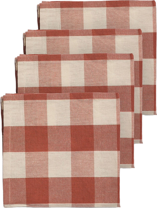 Bertel servietter 40x40 cm, 4-pakning