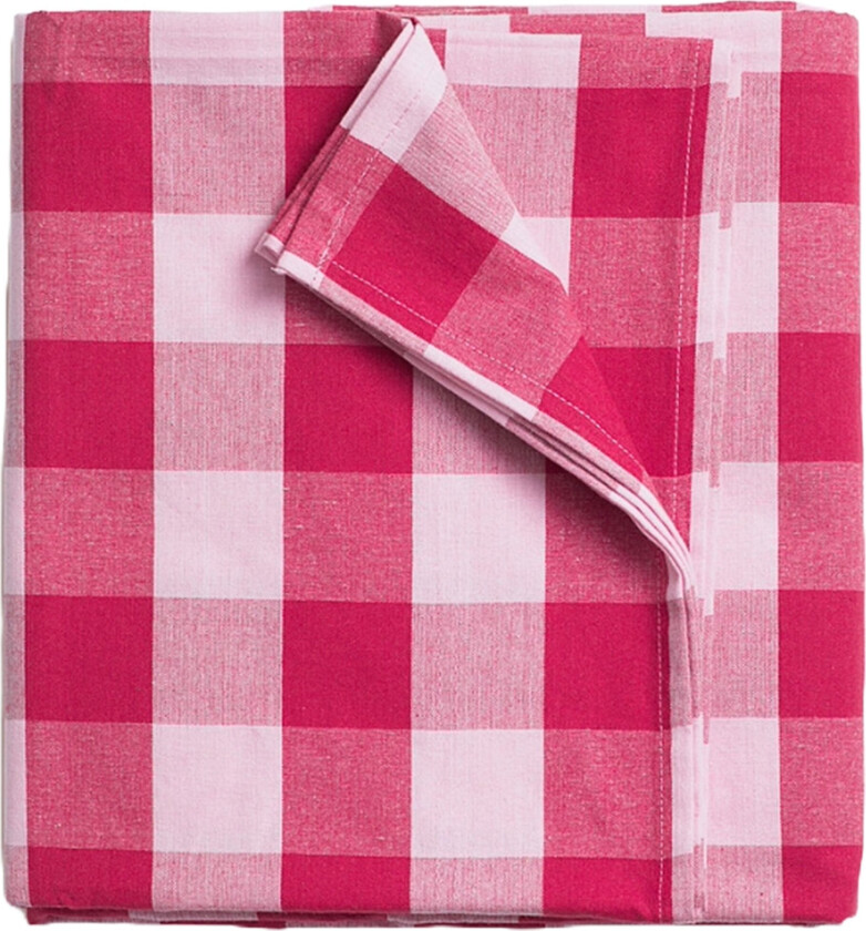 Paola bordduk 180x145 cm, rød/rosa